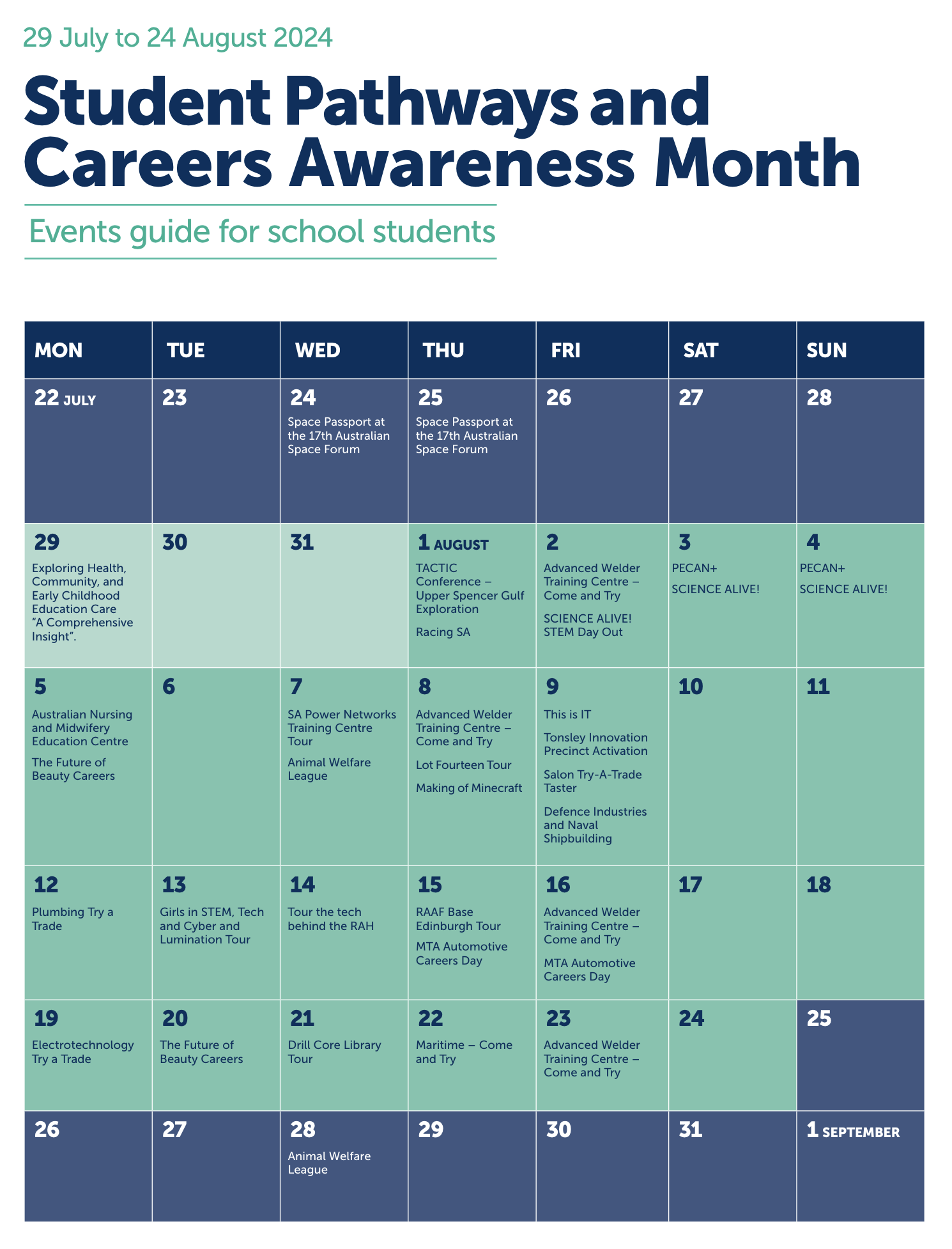 Student Pathways and Careers Awareness Month