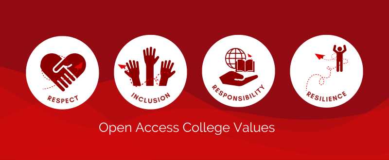 Open Access College Values - Open Access College