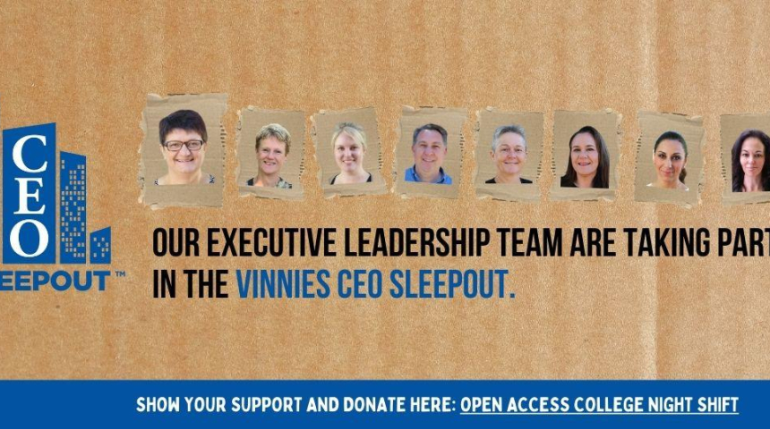 Vinnies CEO Sleepout Fundraisers 