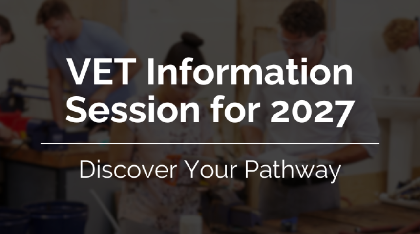2027 VET Information Session 